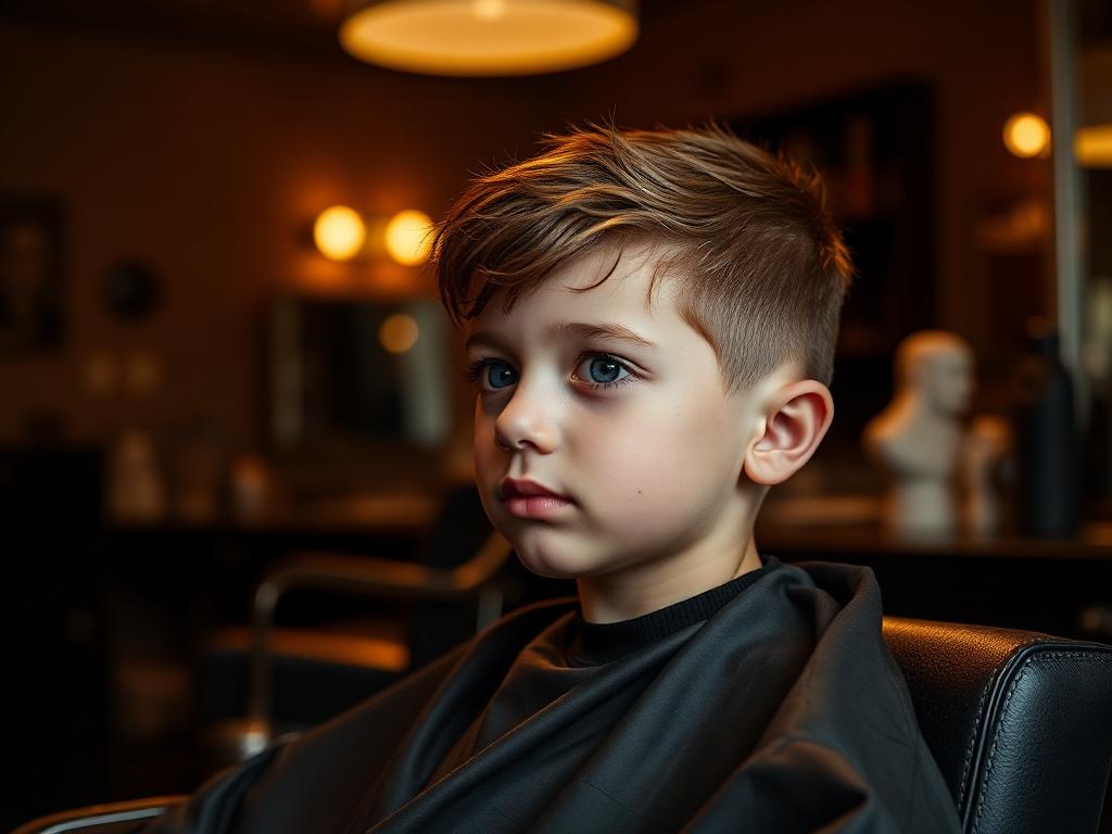 Kids Haircut at Ismail Parturi