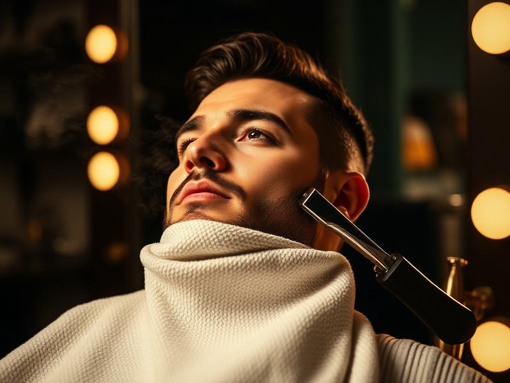 Hot Towel Shave at Ismail Parturi